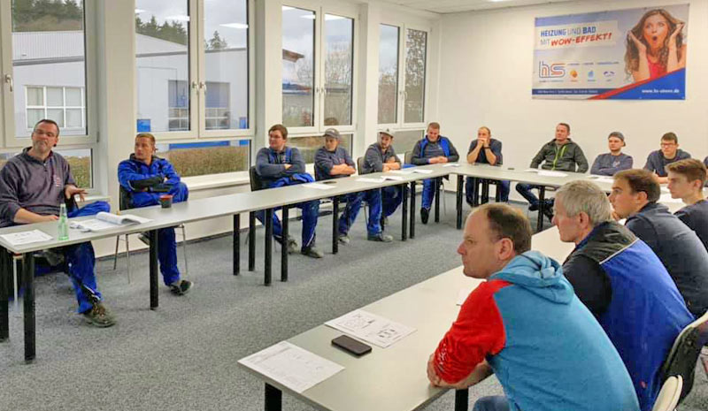 Rege Teilnahme an Klima- & Kälteanlagen Schulung